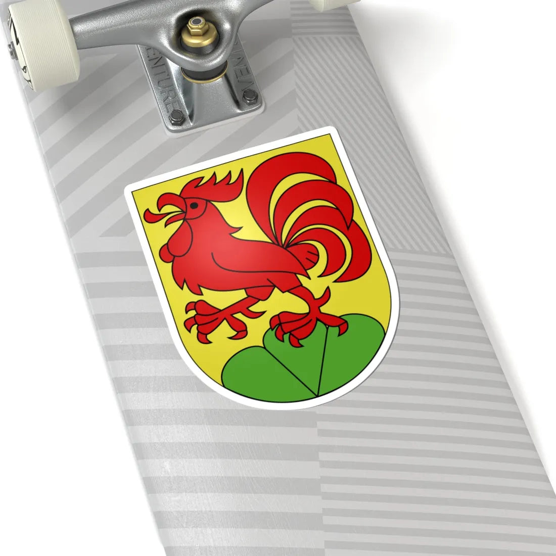 Vellerat-armoiries (Switzerland) (Coat of Arms) STICKER Vinyl Kiss-Cut Decal - The Sticker Space