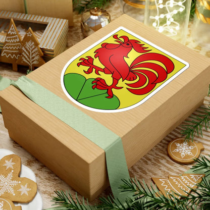 Vellerat-armoiries (Switzerland) (Coat of Arms) STICKER Vinyl Kiss-Cut Decal - The Sticker Space