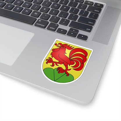 Vellerat-armoiries (Switzerland) (Coat of Arms) STICKER Vinyl Kiss-Cut Decal - The Sticker Space