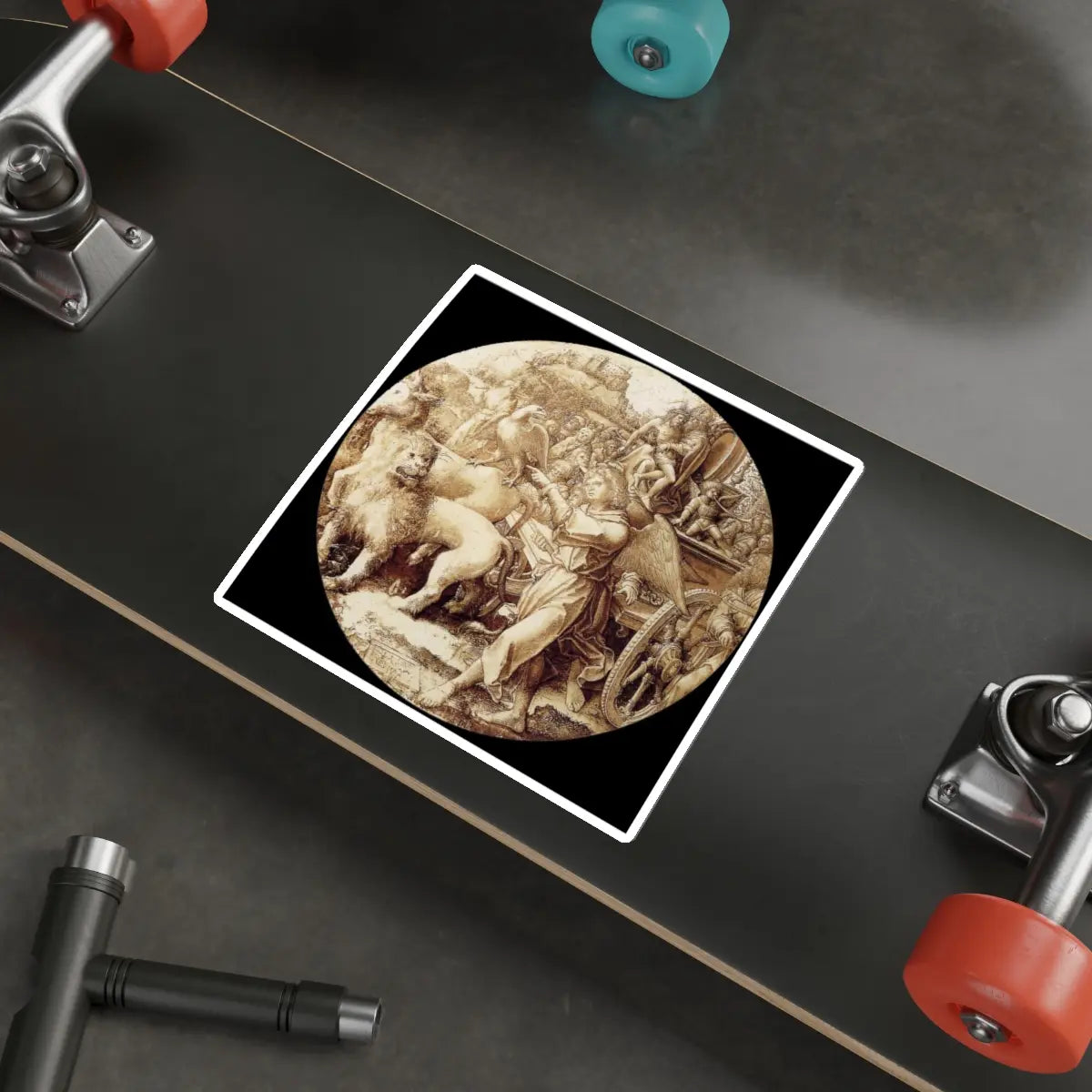 SKU:13038365512437993609 Sticker types:White Shape:Die-Cut Sizes:6" × 6"