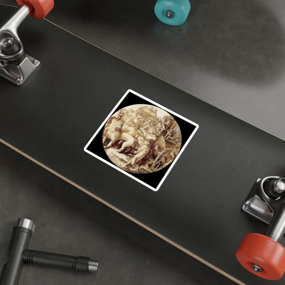 SKU:13156454714213180688 Sticker types:White Shape:Die-Cut Sizes:4" × 4"