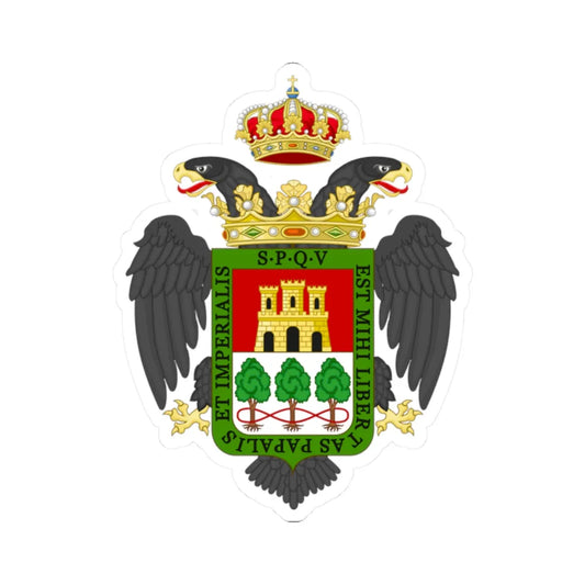 Velletri-Stemma alt (Italy) (Coat of Arms) STICKER Vinyl Kiss-Cut Decal 2 Inch White - The Sticker Space