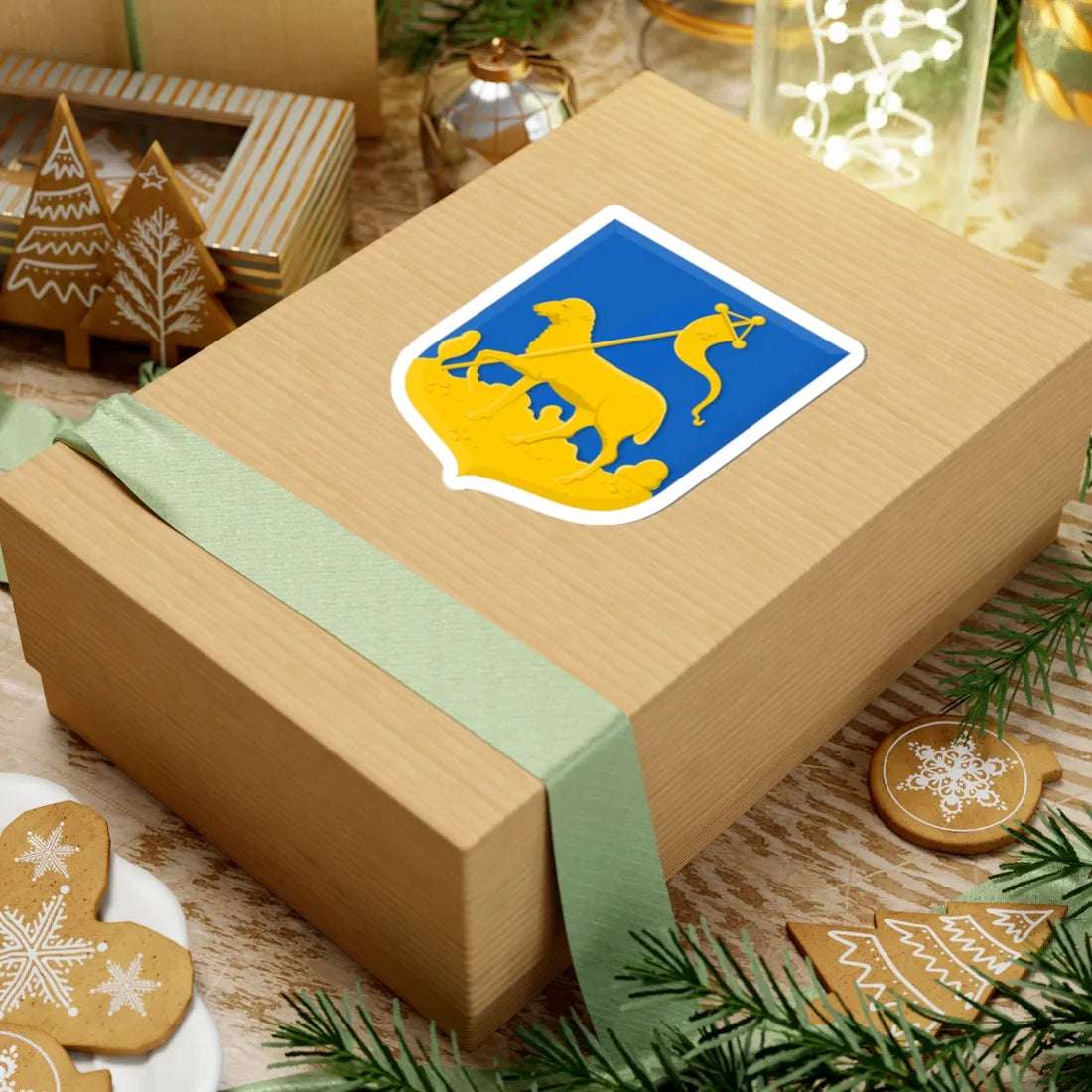 Velsen wapen (Netherlands) (Coat of Arms) STICKER Vinyl Kiss-Cut Decal - The Sticker Space