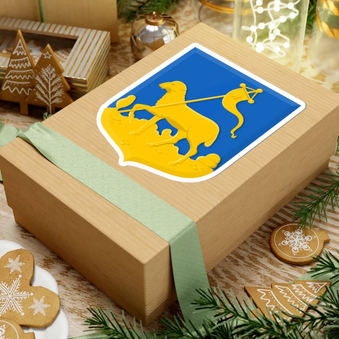 Velsen wapen (Netherlands) (Coat of Arms) STICKER Vinyl Kiss-Cut Decal - The Sticker Space