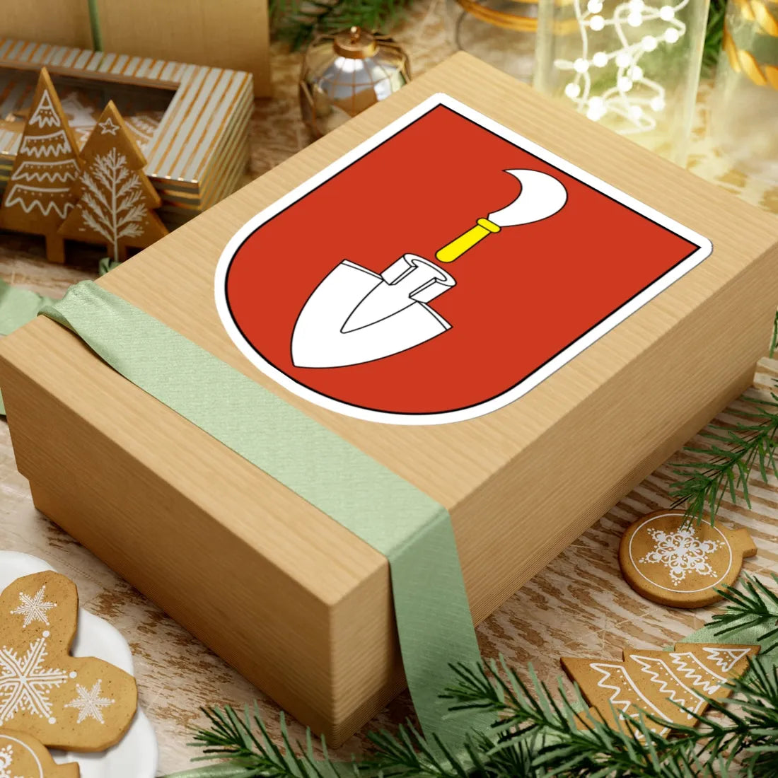 Veltheim-blazon (Switzerland) (Coat of Arms) STICKER Vinyl Kiss-Cut Decal - The Sticker Space