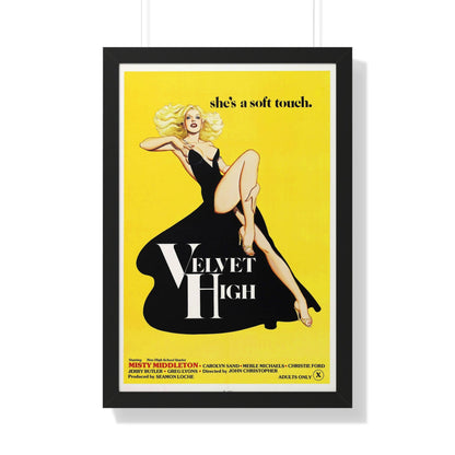 VELVET HIGH 1981 - Framed Movie Poster-20" x 30"-The Sticker Space