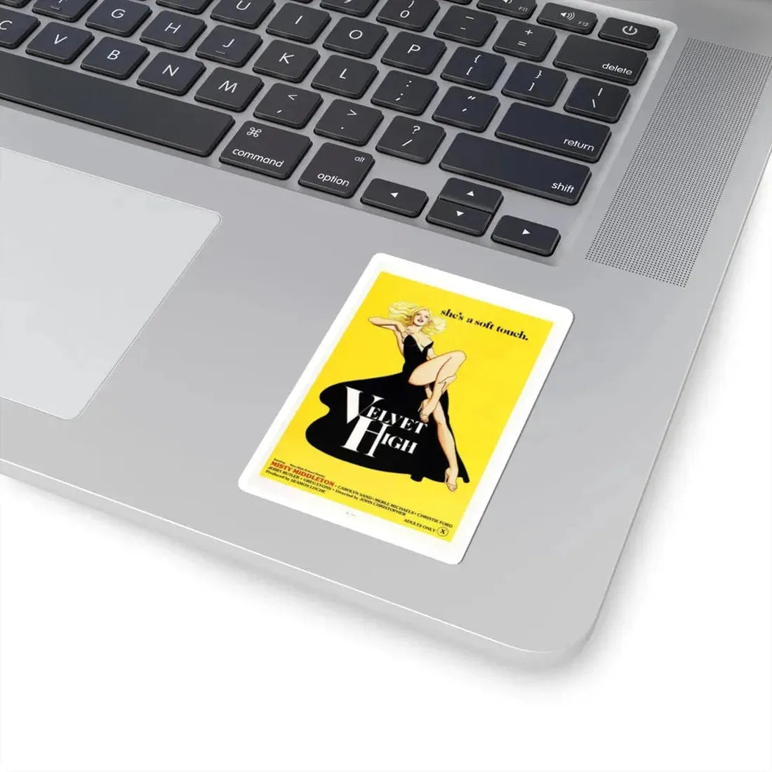 VELVET HIGH 1981 Movie Poster - STICKER Vinyl Kiss-Cut Decal - The Sticker Space