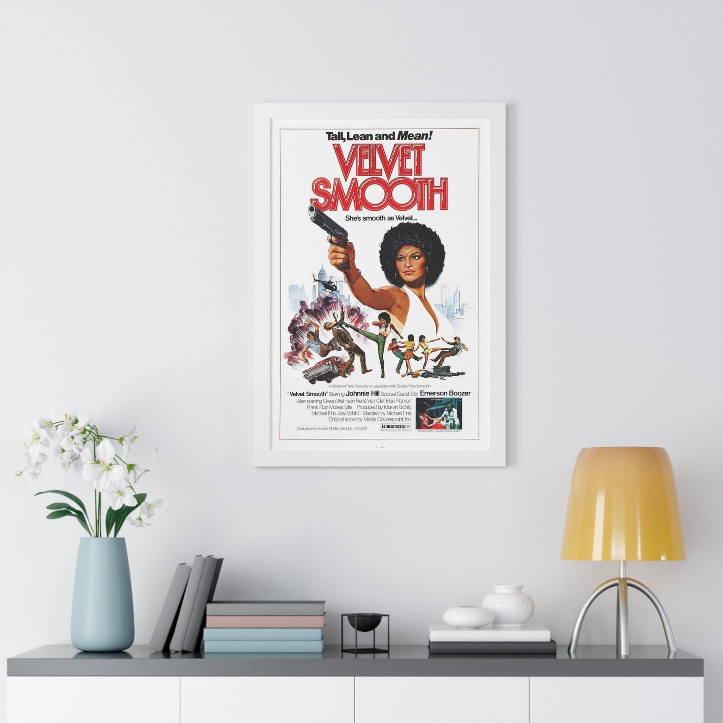 VELVET SMOOTH 1976 - Framed Movie Poster-The Sticker Space