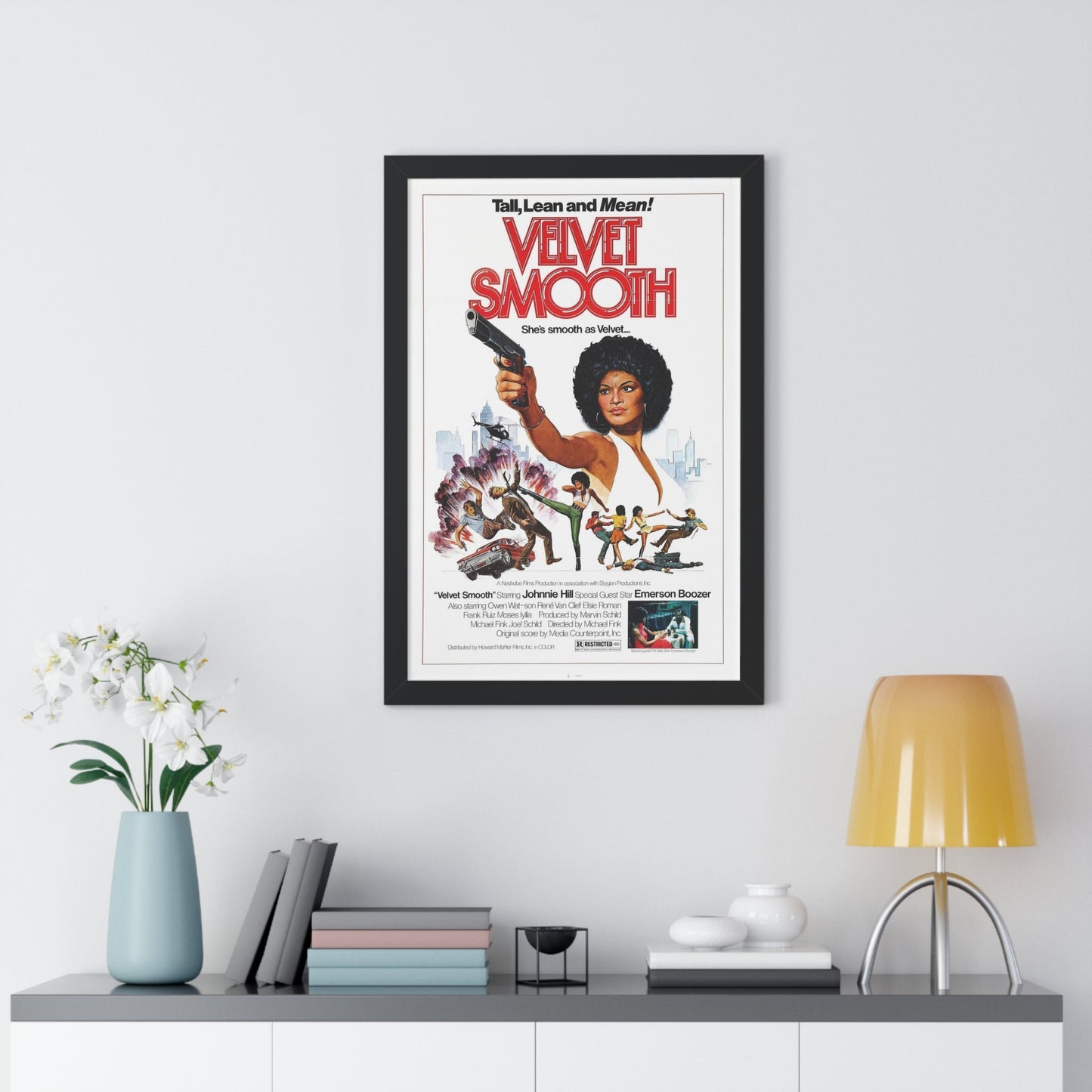 VELVET SMOOTH 1976 - Framed Movie Poster-The Sticker Space