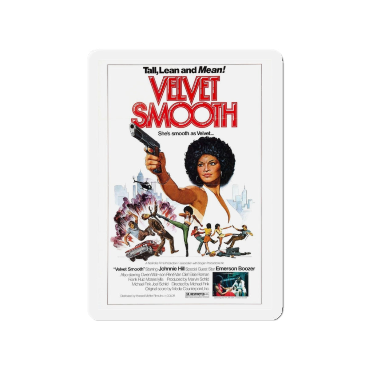 VELVET SMOOTH 1976 Movie Poster - Refrigerator Magnet