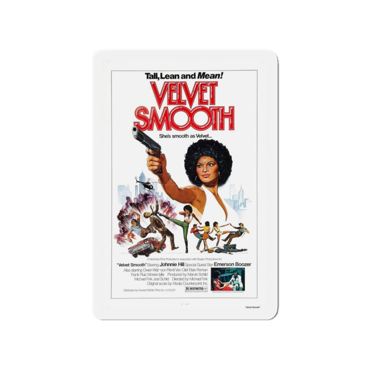 VELVET SMOOTH 1976 Movie Poster - Refrigerator Magnet