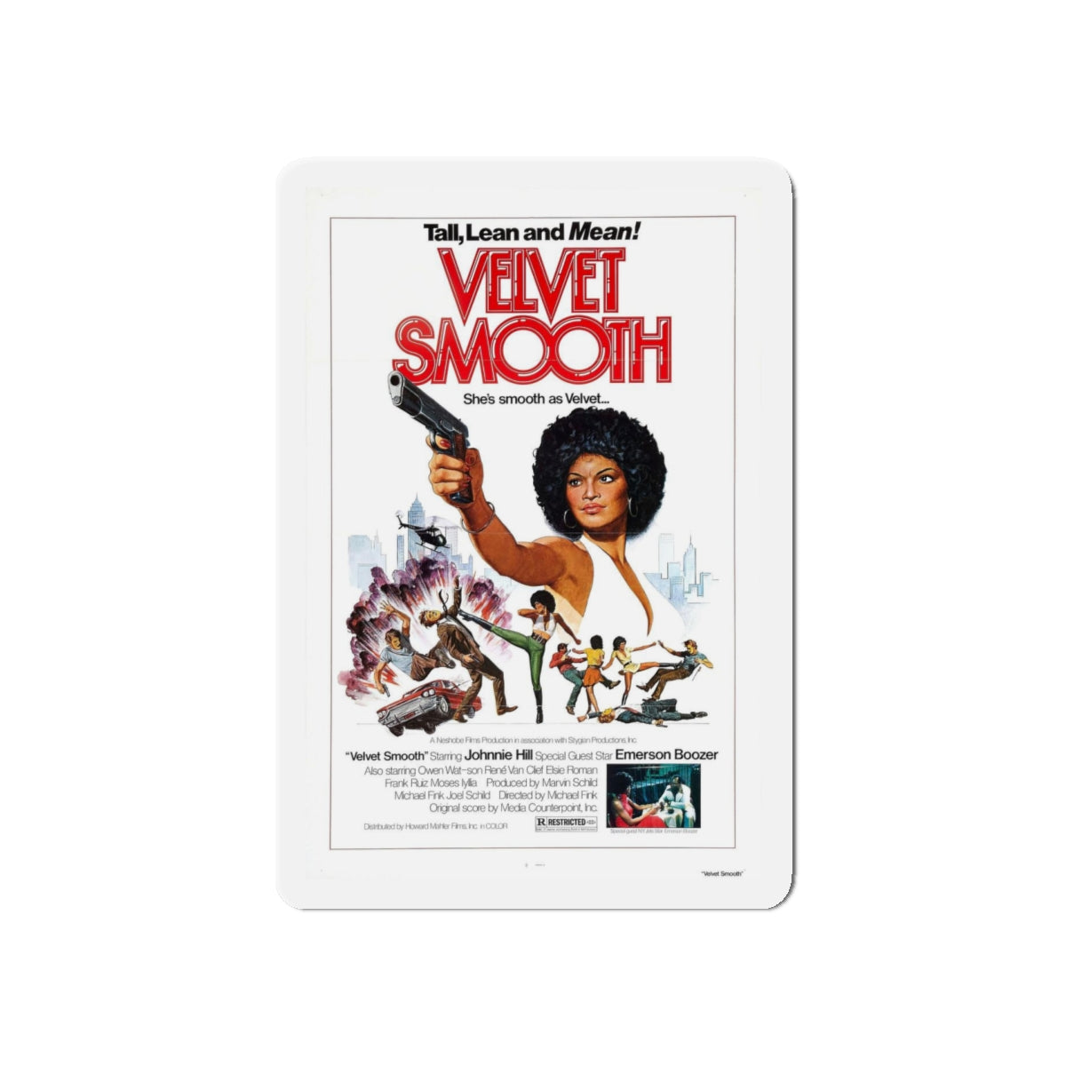 VELVET SMOOTH 1976 Movie Poster - Refrigerator Magnet-5 Inch-The Sticker Space