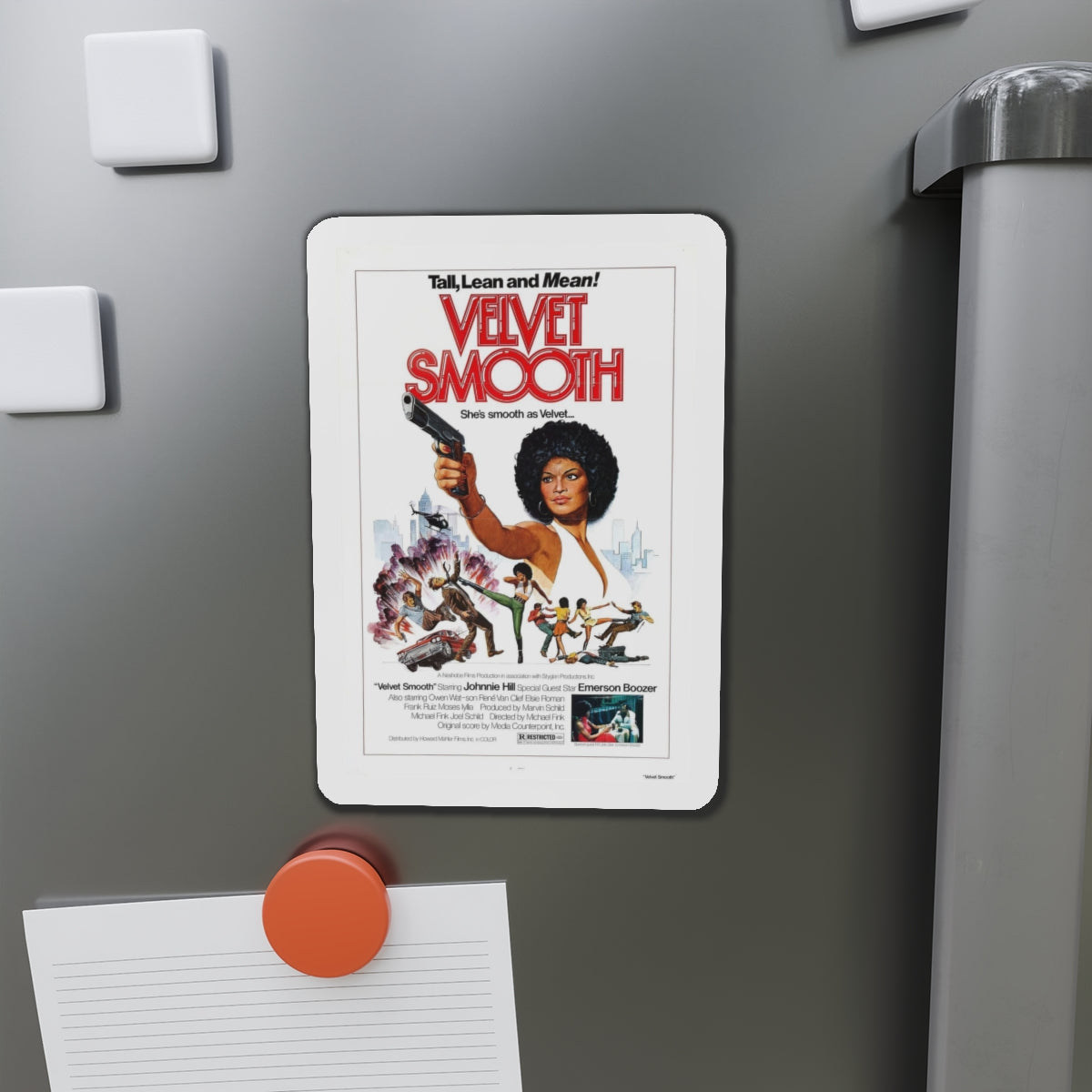 VELVET SMOOTH 1976 Movie Poster - Refrigerator Magnet