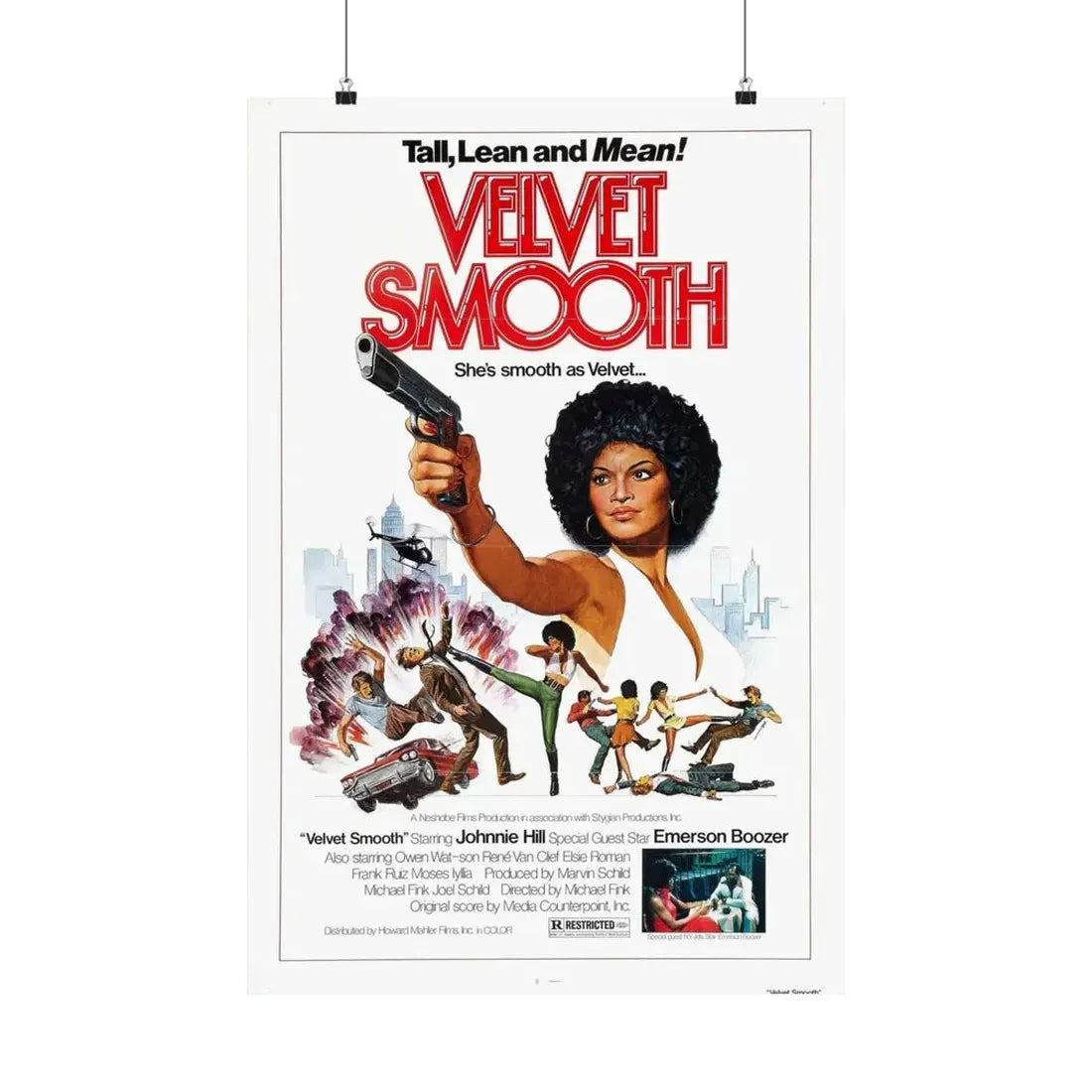 VELVET SMOOTH 1976 - Paper Movie Poster 20″ x 30″ Matte - The Sticker Space