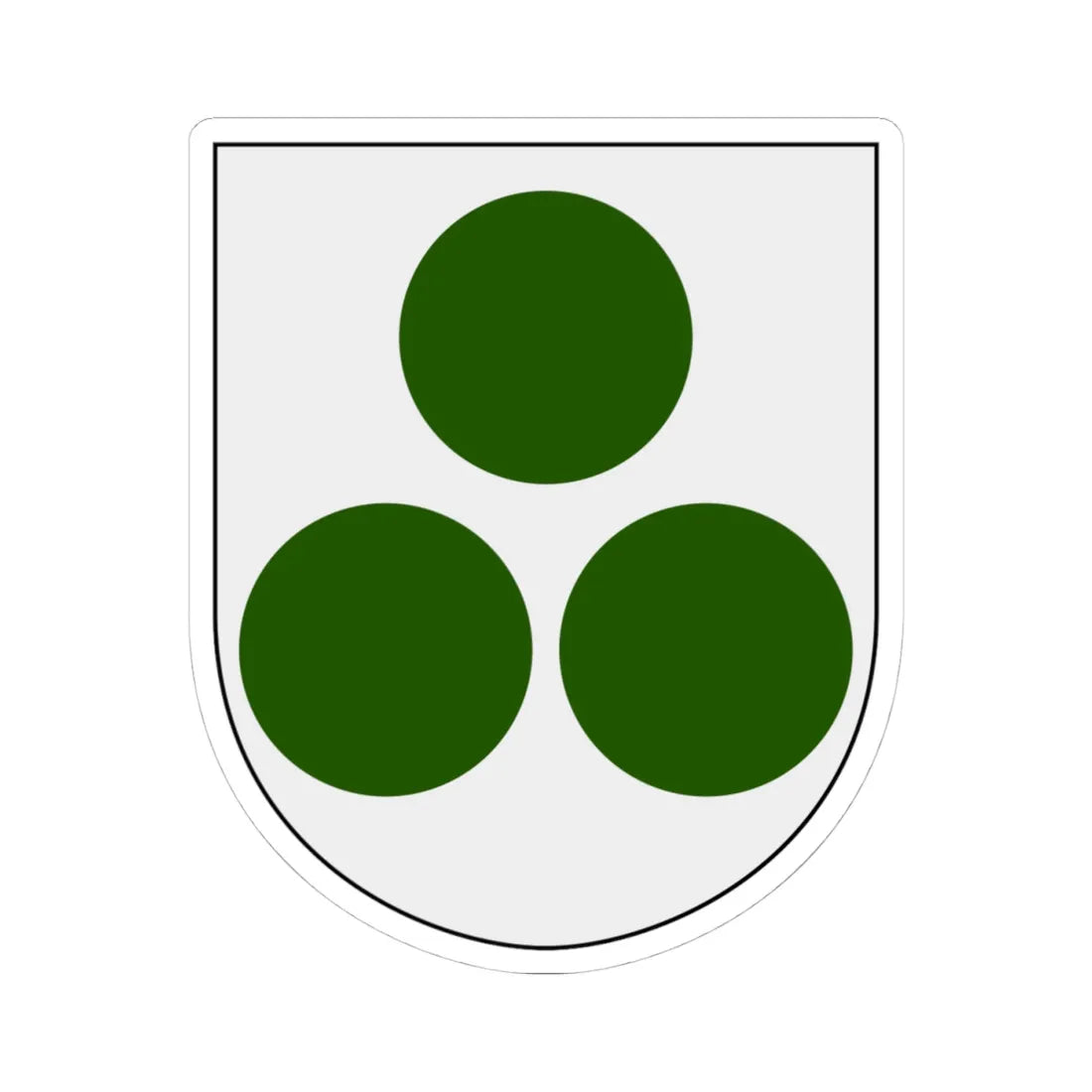 Vemmenhög vapen (Sweden) (Coat of Arms) STICKER Vinyl Kiss-Cut Decal 4 Inch White - The Sticker Space