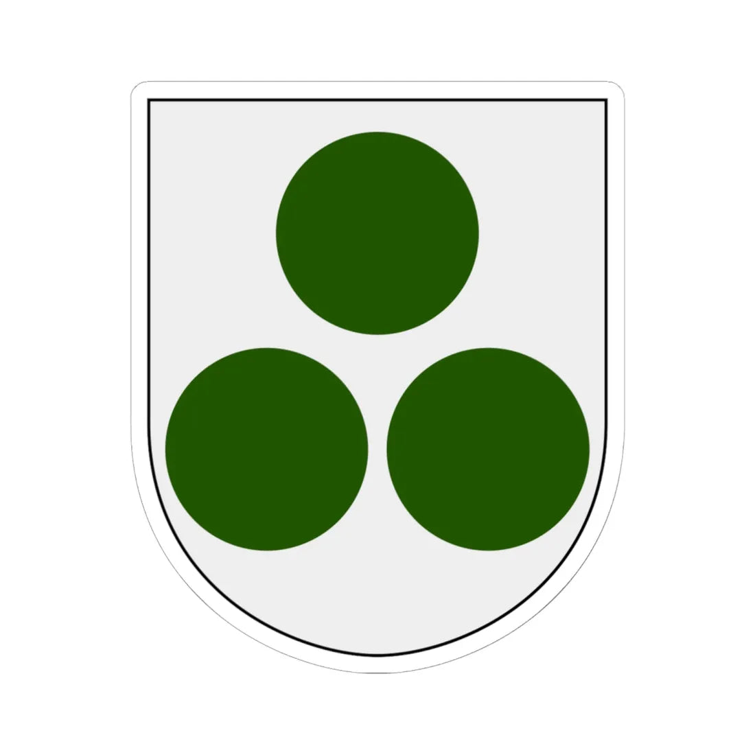 Vemmenhög vapen (Sweden) (Coat of Arms) STICKER Vinyl Kiss-Cut Decal 6 Inch White - The Sticker Space