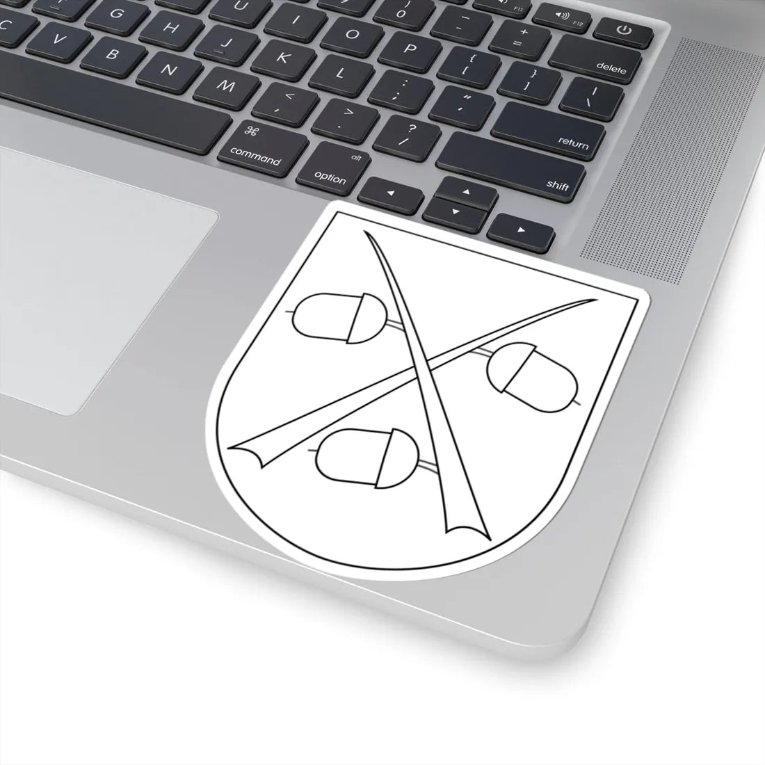 Vendel vapen (Sweden) (Coat of Arms) STICKER Vinyl Kiss-Cut Decal - The Sticker Space