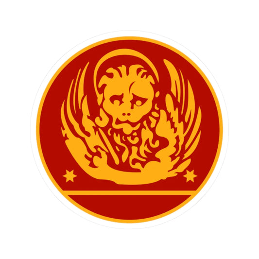 Venetian colonial emblem coin (Italy) (Coat of Arms) STICKER Vinyl Kiss-Cut Decal 2 Inch White - The Sticker Space