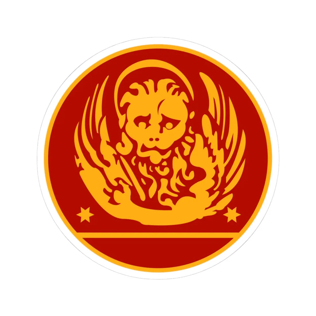 Venetian colonial emblem coin (Italy) (Coat of Arms) STICKER Vinyl Kiss-Cut Decal 3 Inch White - The Sticker Space