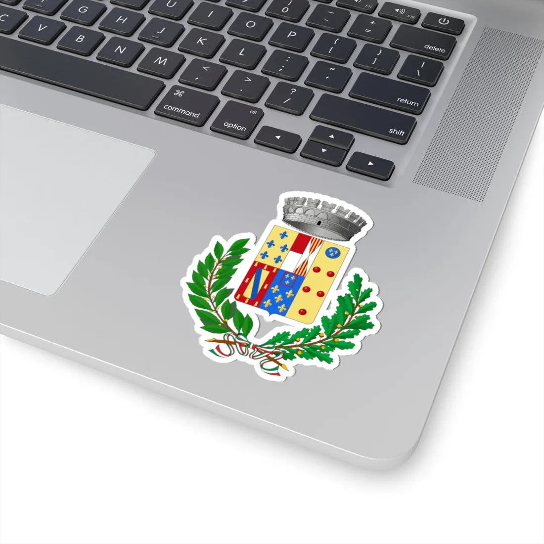 Venetico-Stemma (Italy) (Coat of Arms) STICKER Vinyl Kiss-Cut Decal - The Sticker Space