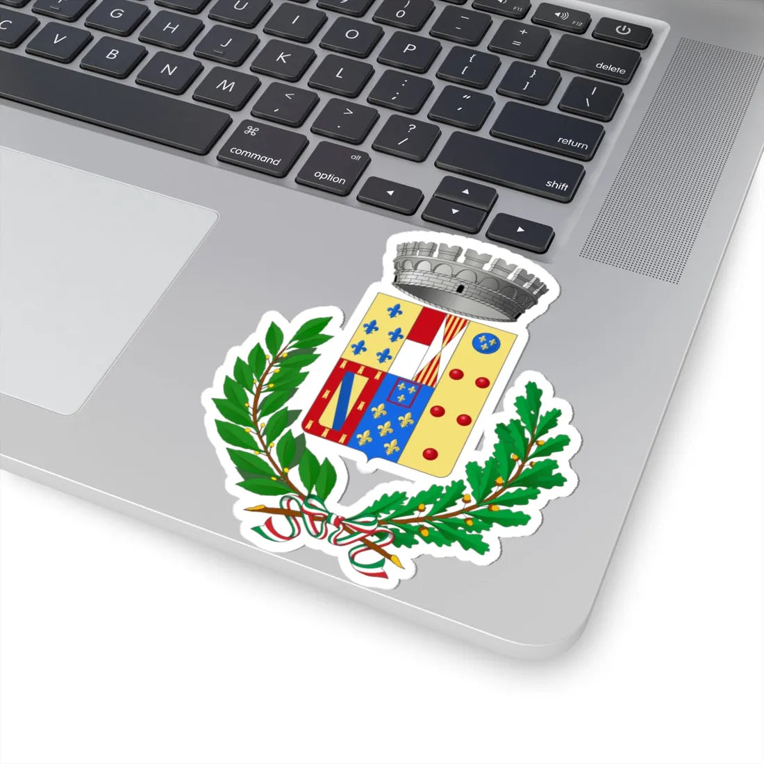 Venetico-Stemma (Italy) (Coat of Arms) STICKER Vinyl Kiss-Cut Decal - The Sticker Space