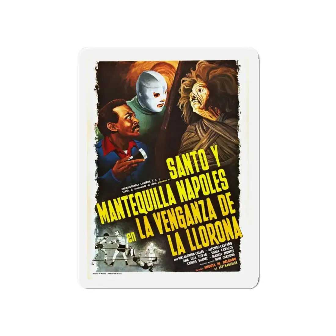 VENGEANCE OF THE CRYING WOMAN 1974 Movie Poster - Refrigerator Magnet 4 Inch - The Sticker Space