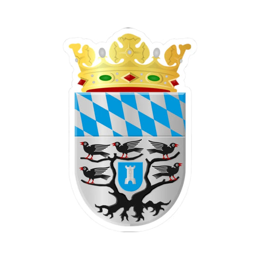 Venhuizen wapen nieuw (Netherlands) (Coat of Arms) STICKER Vinyl Kiss-Cut Decal 2 Inch White - The Sticker Space
