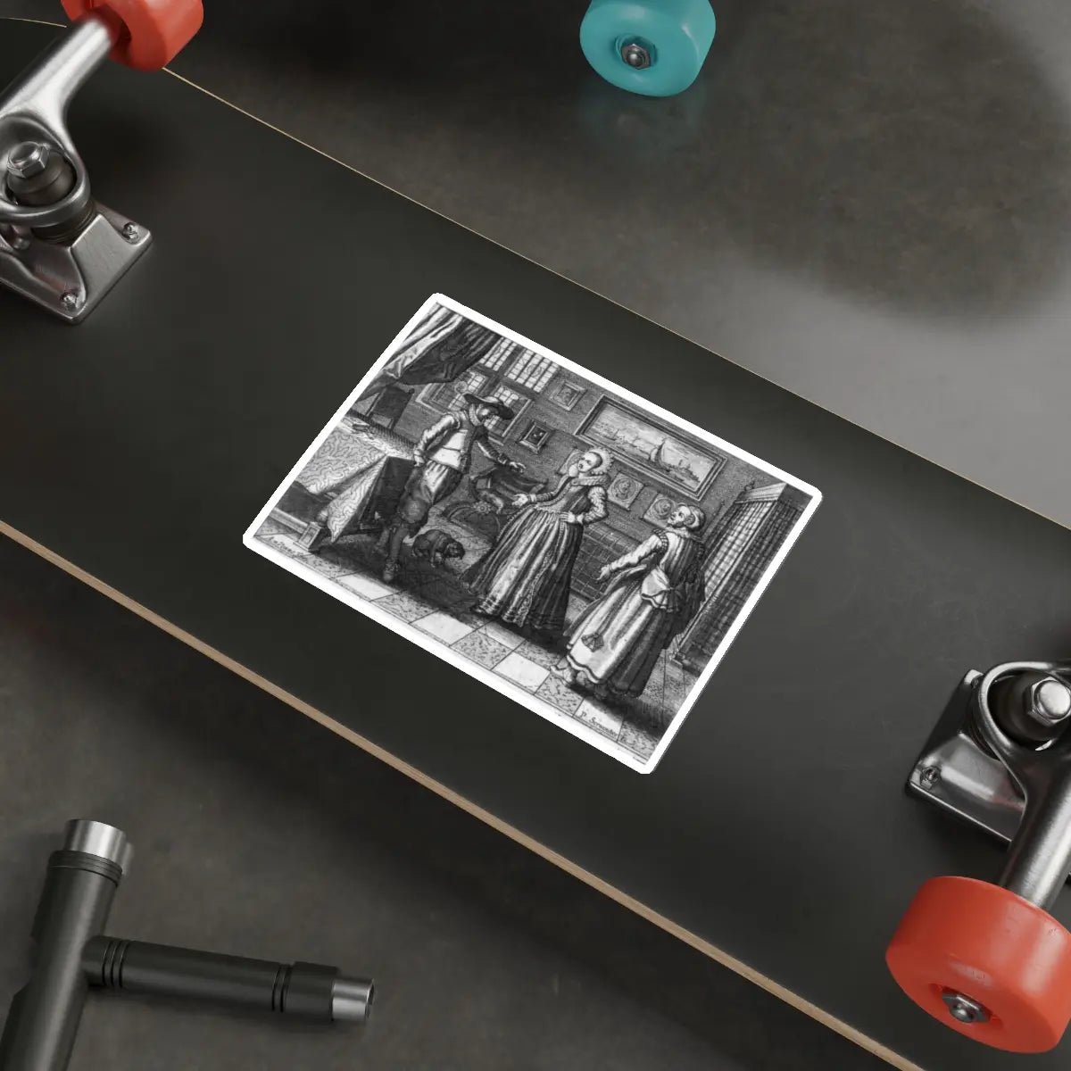 SKU:21688781467271780088 Sticker types:White Shape:Die-Cut Sizes:6" × 6"