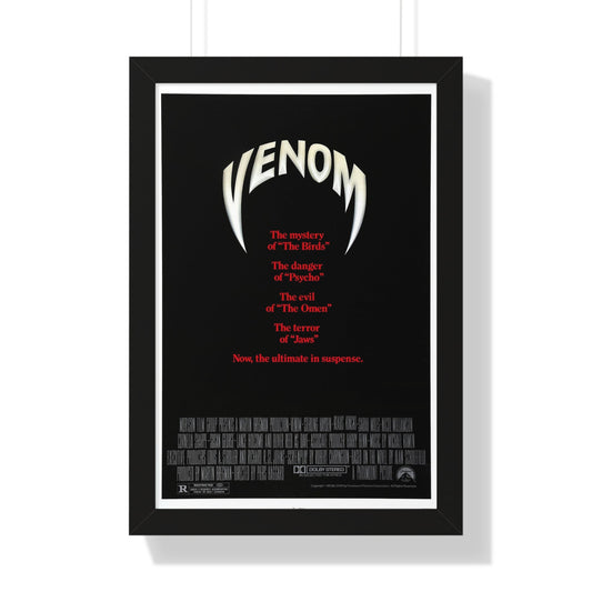 VENOM 1981 - Framed Movie Poster-16″ x 24″-The Sticker Space