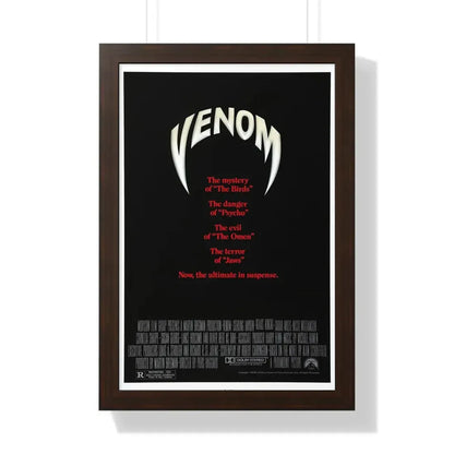 VENOM 1981 - Framed Movie Poster 16″ x 24″ Walnut - The Sticker Space