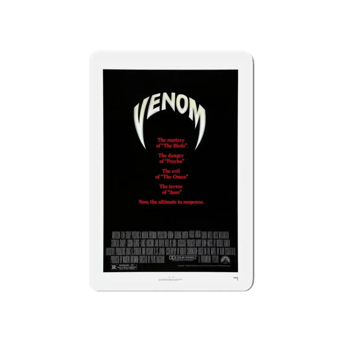 VENOM 1981 Movie Poster - Refrigerator Magnet 5 Inch - The Sticker Space