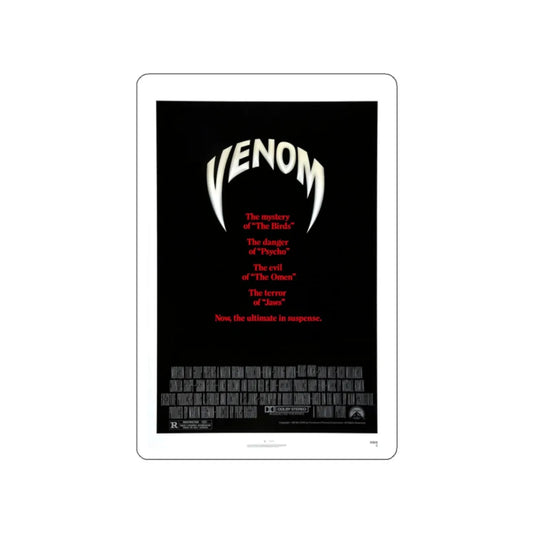 VENOM 1981 Movie Poster STICKER Vinyl Die-Cut Decal 2 Inch - The Sticker Space
