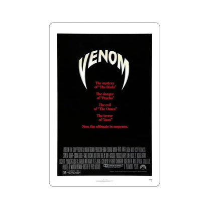 VENOM 1981 Movie Poster - STICKER Vinyl Kiss-Cut Decal 4 Inch White - The Sticker Space