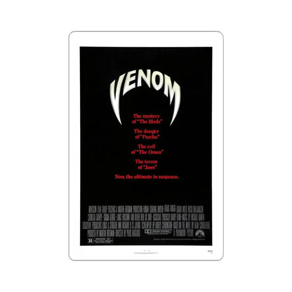 VENOM 1981 Movie Poster - STICKER Vinyl Kiss-Cut Decal 6 Inch White - The Sticker Space