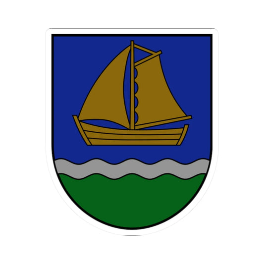 Ventspils novads COA (Latvia) (Coat of Arms) STICKER Vinyl Kiss-Cut Decal 2 Inch White - The Sticker Space