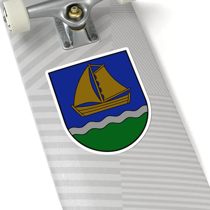 Ventspils novads COA (Latvia) (Coat of Arms) STICKER Vinyl Kiss-Cut Decal - The Sticker Space
