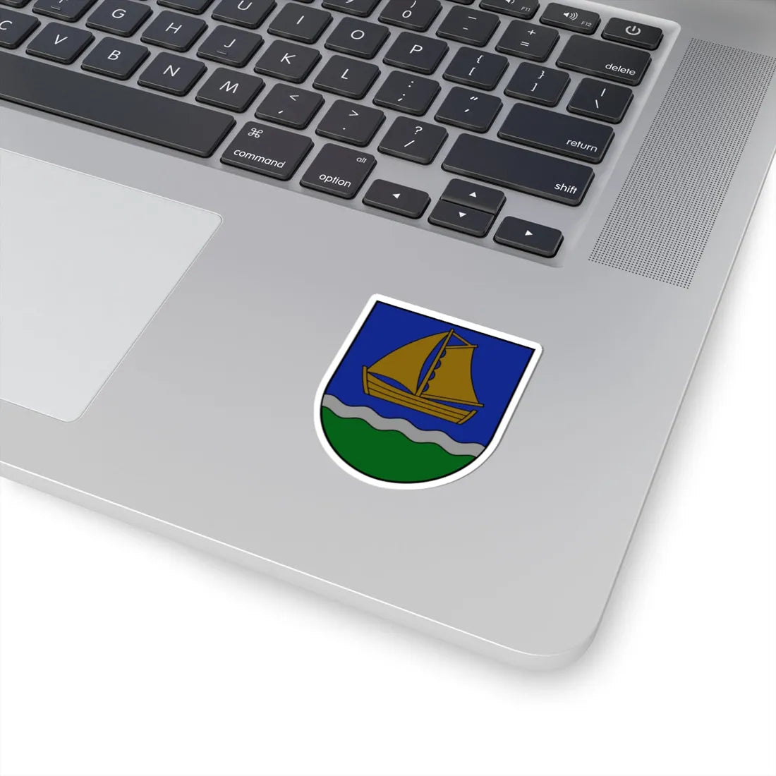 Ventspils novads COA (Latvia) (Coat of Arms) STICKER Vinyl Kiss-Cut Decal - The Sticker Space