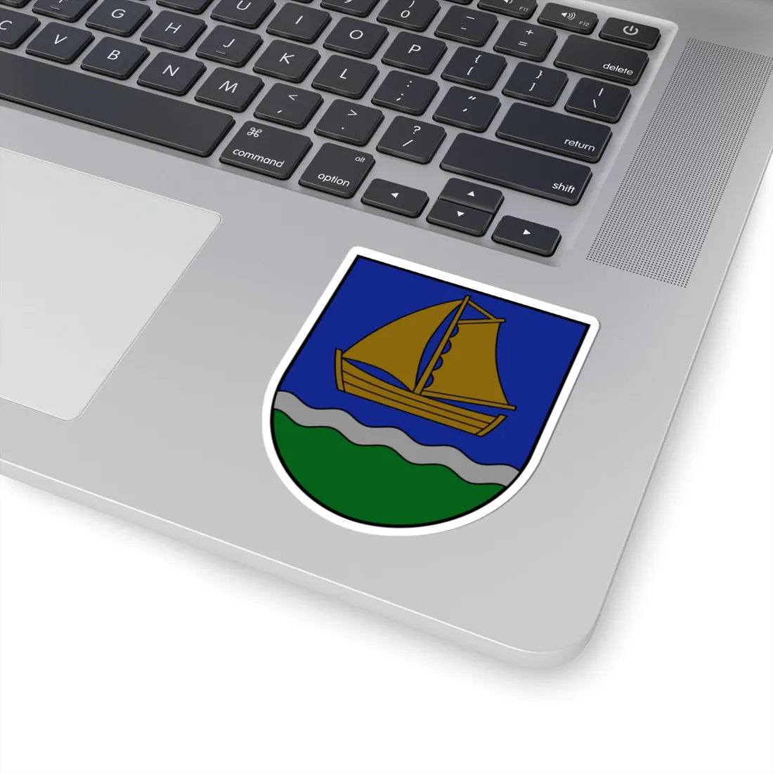 Ventspils novads COA (Latvia) (Coat of Arms) STICKER Vinyl Kiss-Cut Decal - The Sticker Space