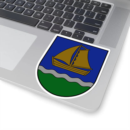 Ventspils novads COA (Latvia) (Coat of Arms) STICKER Vinyl Kiss-Cut Decal - The Sticker Space