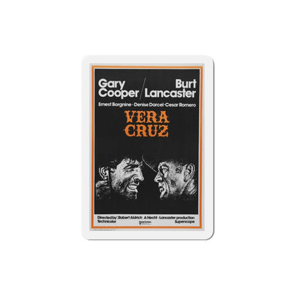 Vera Cruz 1954 Movie Poster Refrigerator Magnet 3 Inch - The Sticker Space