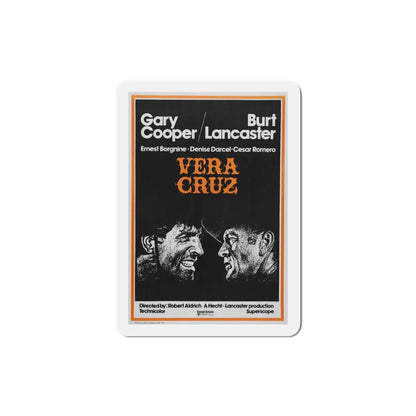 Vera Cruz 1954 Movie Poster Refrigerator Magnet 4 Inch - The Sticker Space