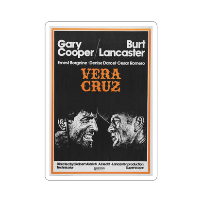 Vera Cruz 1954 Movie Poster STICKER Vinyl Die-Cut Decal 3 Inch - The Sticker Space