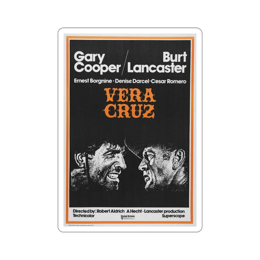 Vera Cruz 1954 Movie Poster STICKER Vinyl Die-Cut Decal 6 Inch - The Sticker Space