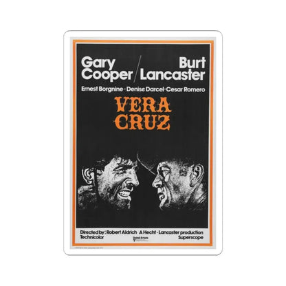 Vera Cruz 1954 Movie Poster - STICKER Vinyl Kiss-Cut Decal 2 Inch White - The Sticker Space