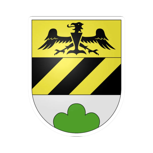 Vergeletto-coat of arms (Switzerland) (Coat of Arms) STICKER Vinyl Kiss-Cut Decal 2 Inch White - The Sticker Space