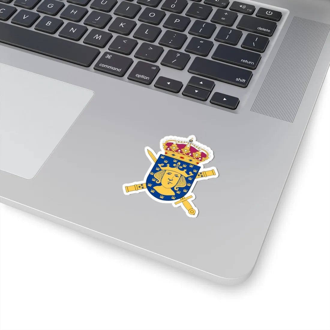 Överkommendanten i Stockholm vapen (Sweden) (Coat of Arms) STICKER Vinyl Kiss-Cut Decal - The Sticker Space