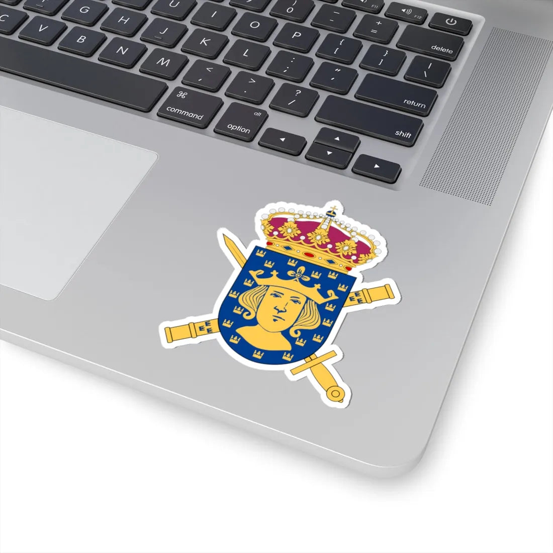 Överkommendanten i Stockholm vapen (Sweden) (Coat of Arms) STICKER Vinyl Kiss-Cut Decal - The Sticker Space