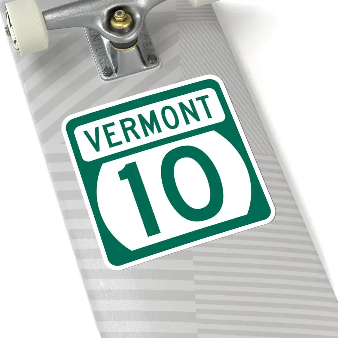 Vermont 10 (Vermont) (Road Sign) STICKER Vinyl Kiss-Cut Decal - The Sticker Space