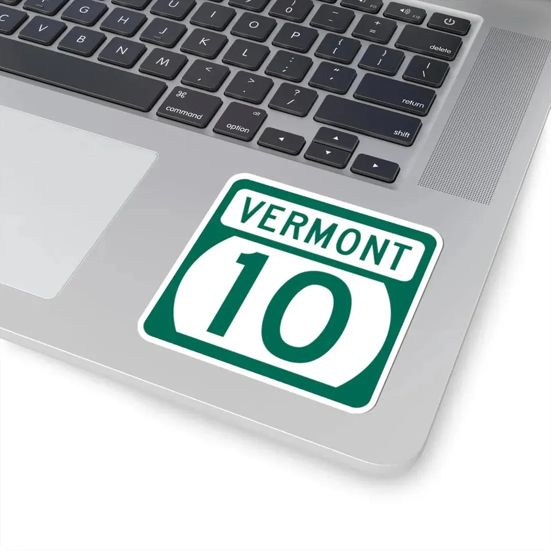 Vermont 10 (Vermont) (Road Sign) STICKER Vinyl Kiss-Cut Decal - The Sticker Space
