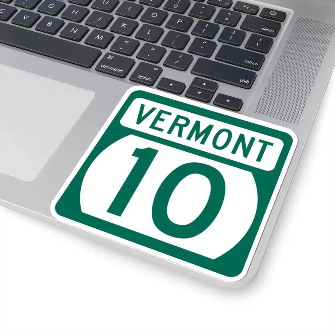 Vermont 10 (Vermont) (Road Sign) STICKER Vinyl Kiss-Cut Decal - The Sticker Space